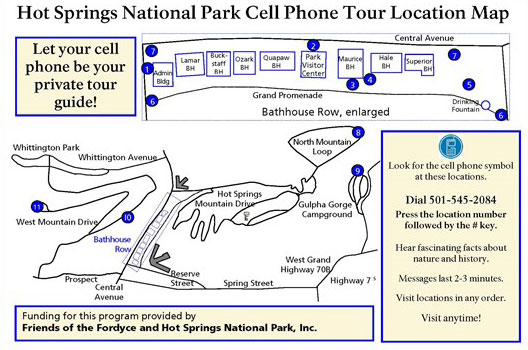 Hot Springs Self Guided Cell Phone Walking Tour