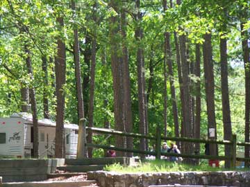 RV Camping on Lake Ouachita near Hot Springs