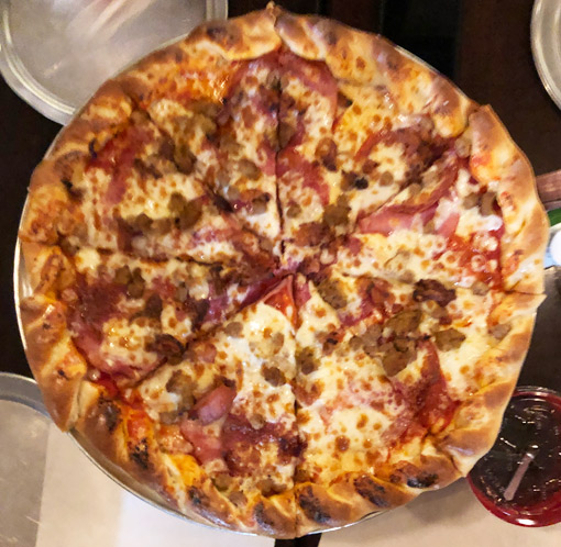 Grateful Head Dire Wolf Pizza - Hot Springs Pizza Trail